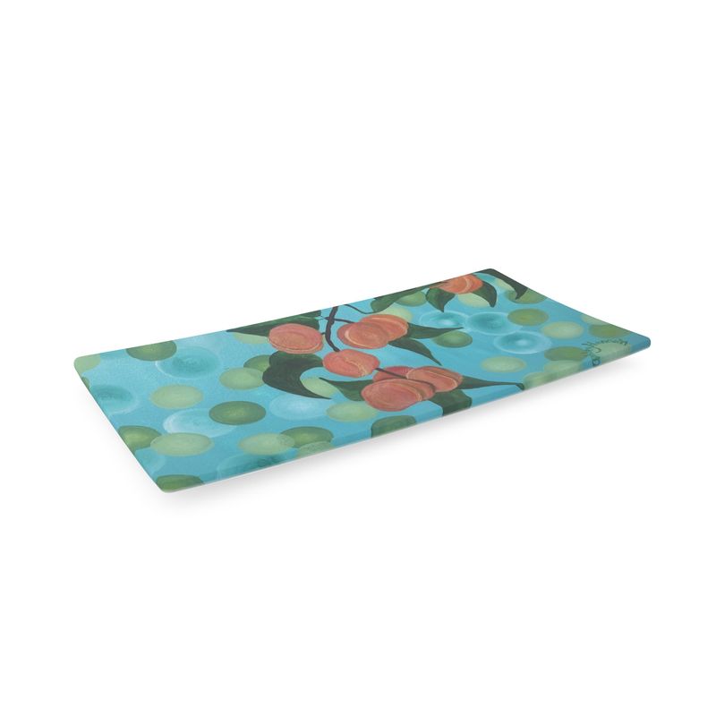 Ripe Apricots Bone China Tray