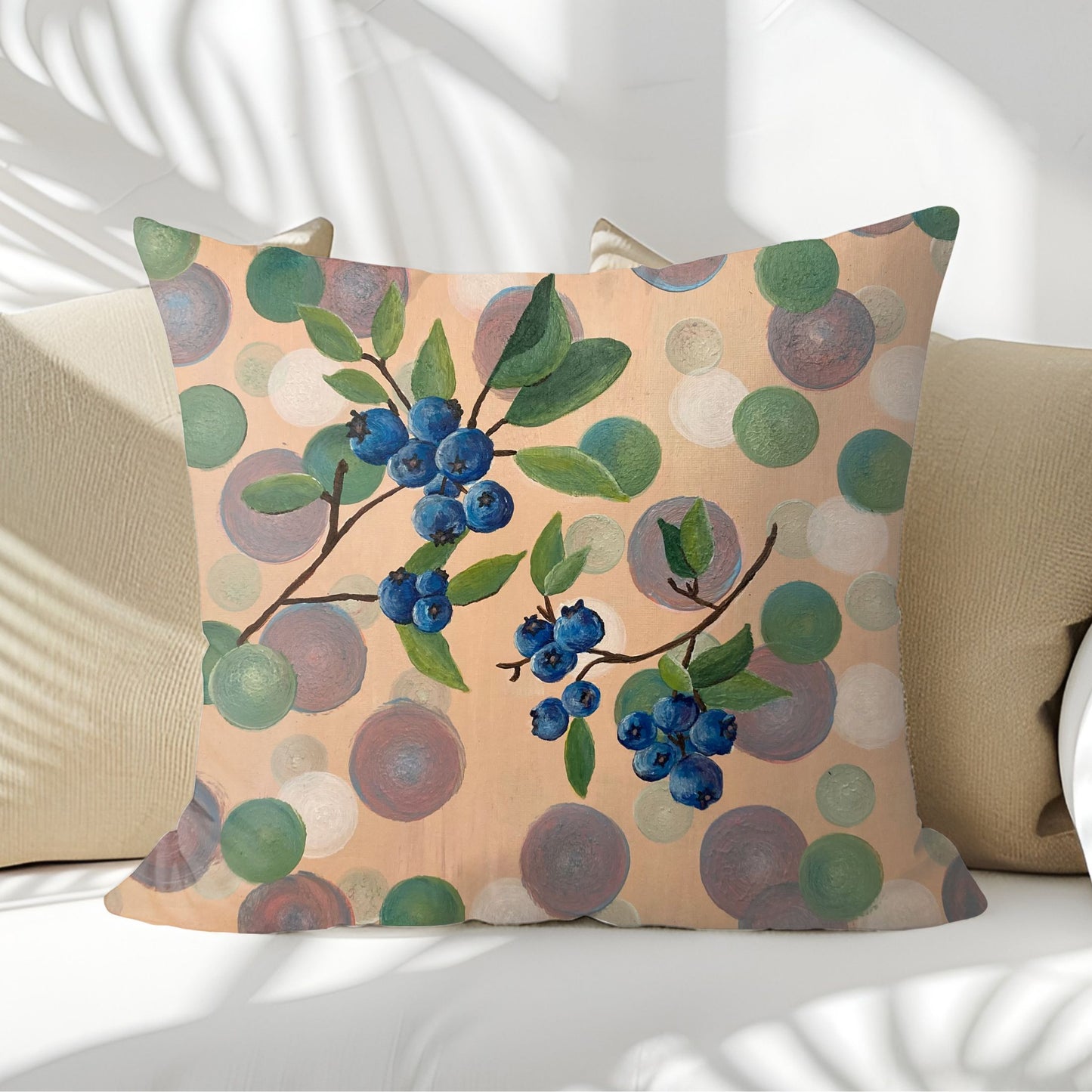 Blueberry Ballet Cushion