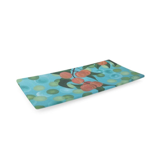 Ripe Apricots Bone China Tray